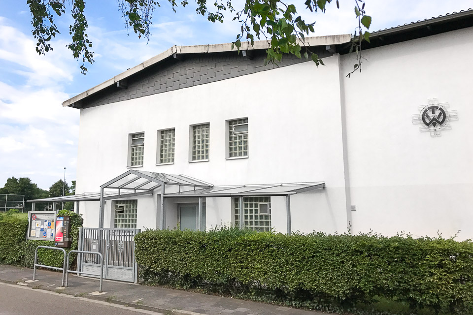 Front view of club house